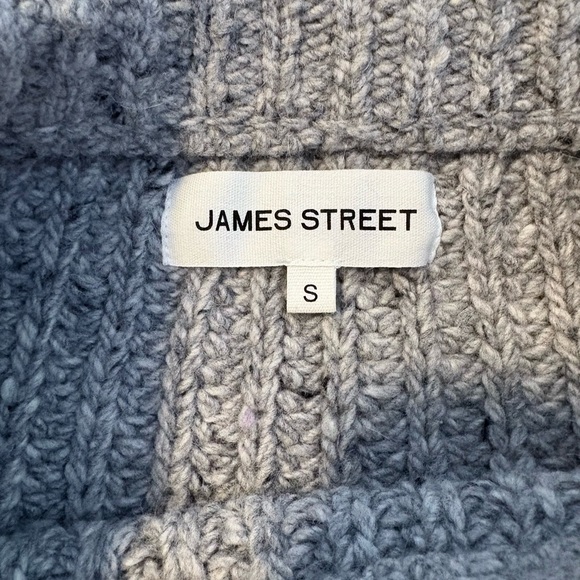 James Street Chunky Lowe Pullover Marled Silver - Picture 8 of 9